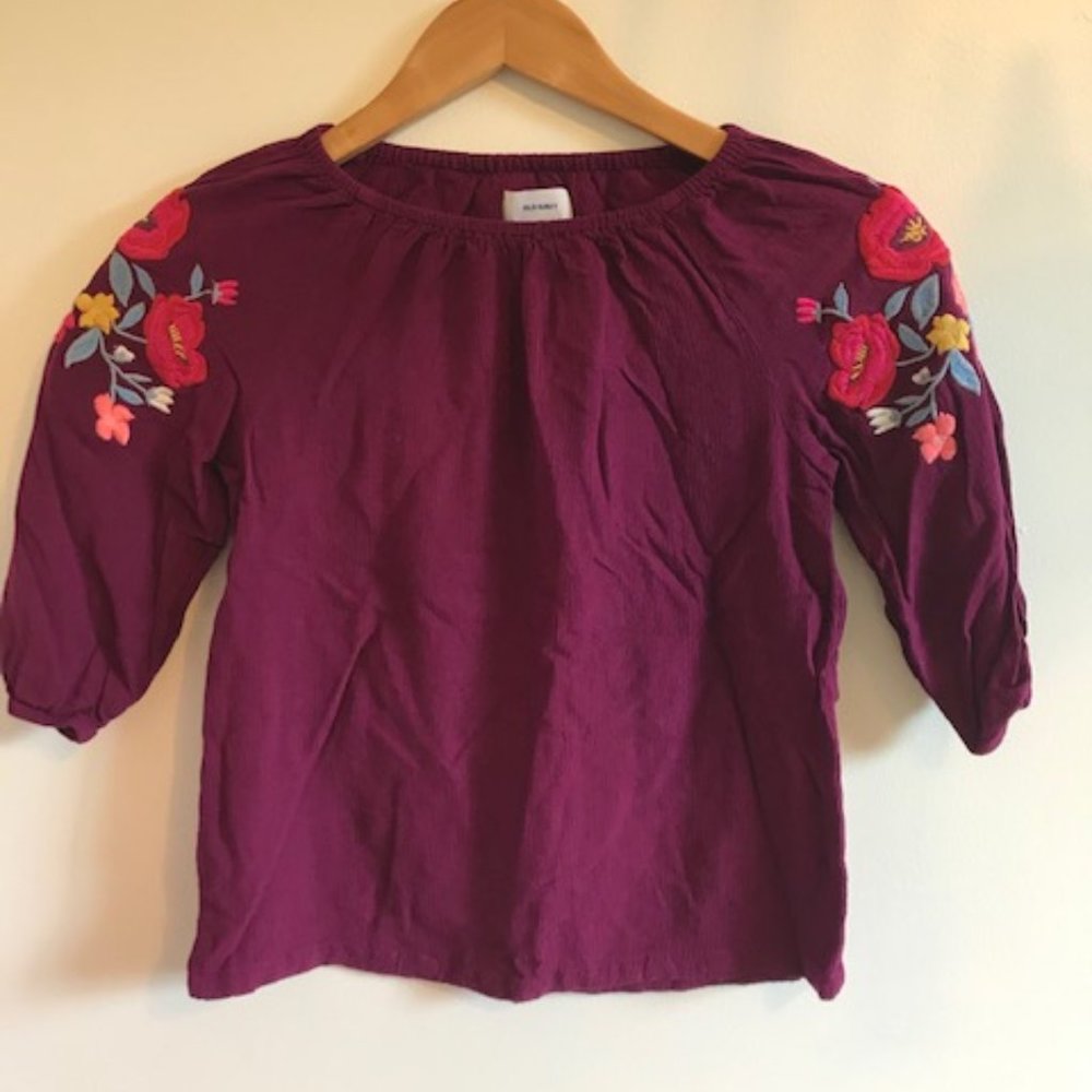 Old Navy purple blouse